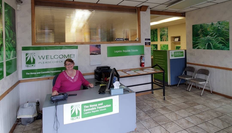 THCF - Theresa Stanford Greeting Patients